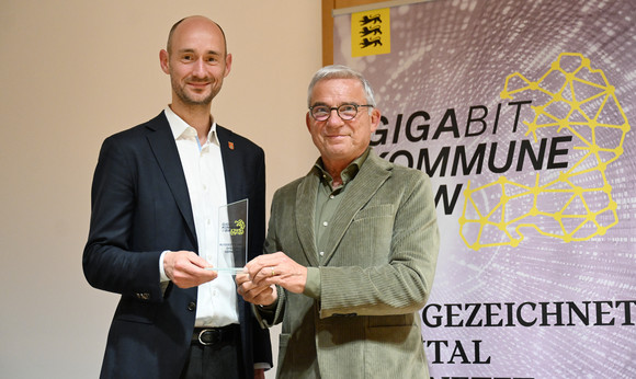 Verleihung Gigabitkommune@BW