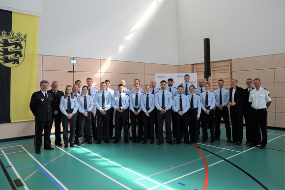 Polizei Weitere Verstärkung für die Polizei Baden-Württemberg Verabschiedung in Wertheim, 27. August 2025