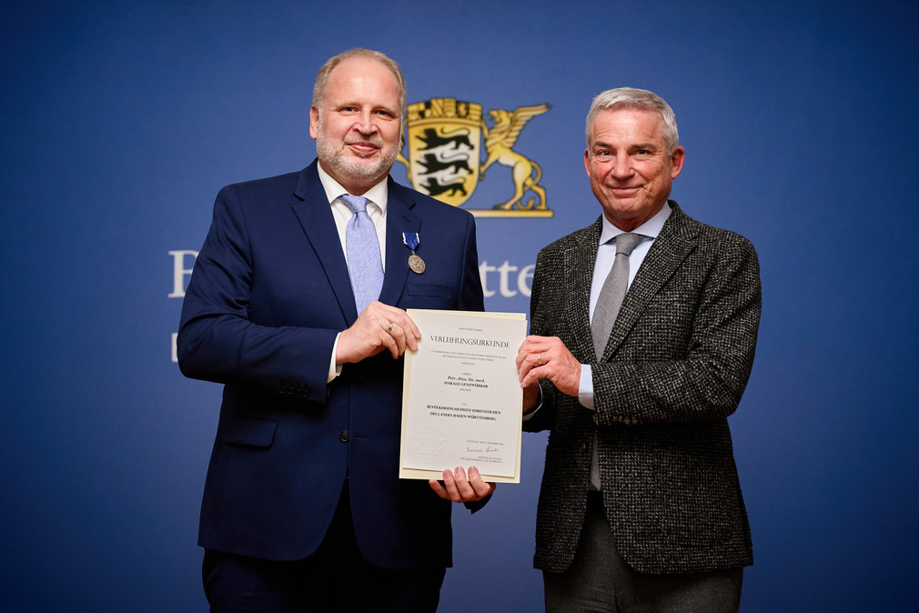 Verleihung des Bevölkerungsschutz-Ehrenzeichens in Stuttgart