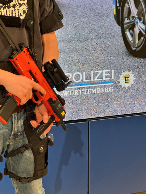 Vorstellung Lasergestützes Schießtrainingssystem für die Polizei Baden-Württemberg