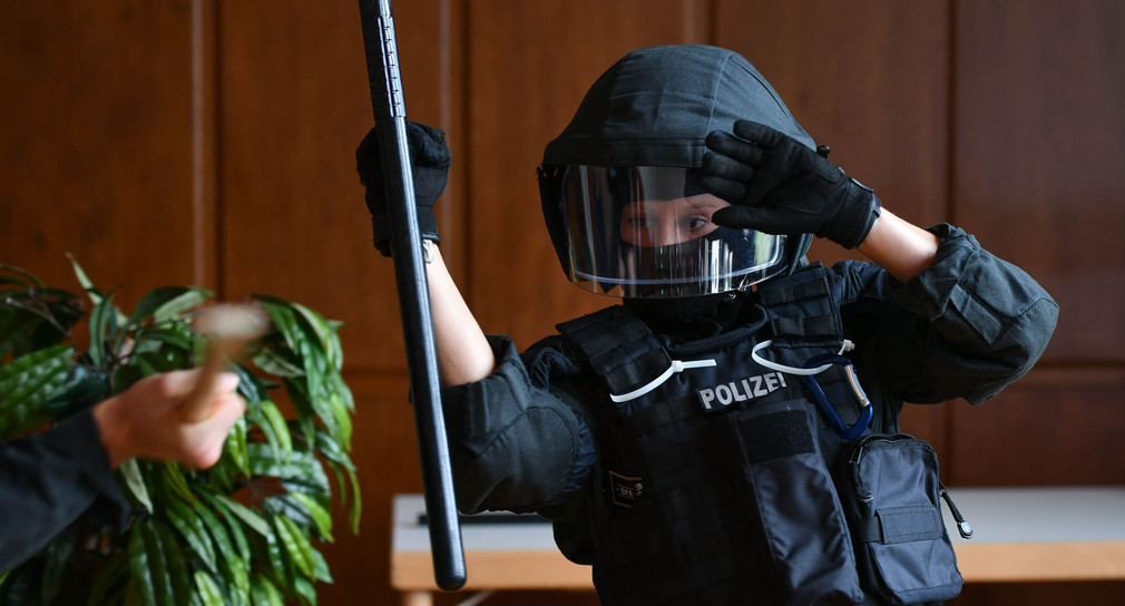 Trainingseinheit der Polizei Baden-Württemberg