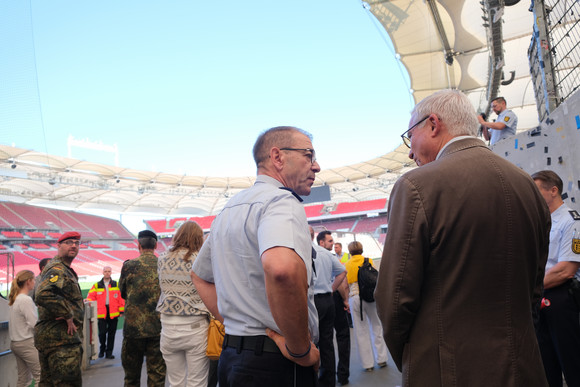 Großübung Fußball EM