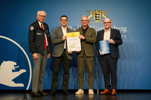 Feierstunde zur Auszeichnung ehrenamtsfreundlicher Arbeitgeber im Bevölkerungsschutz