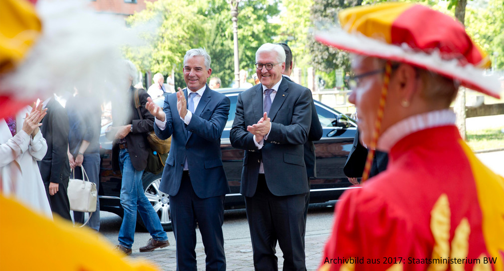 Besuch von Bundespräsident Steinmeier in Baden-Württemberg und Treffen von Minister Strobl