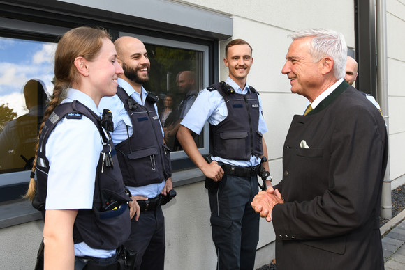 Innenminister Thomas Strobl auf dem Cannstatter Wasen