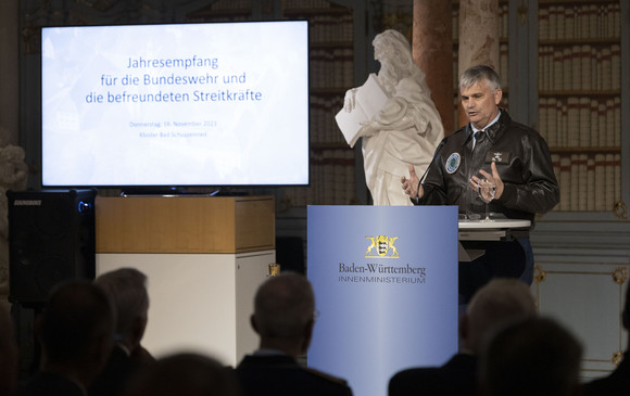 Jahresempfang für die Bundeswehr und die befreundeten Streitkräfte Baden-Württemberg