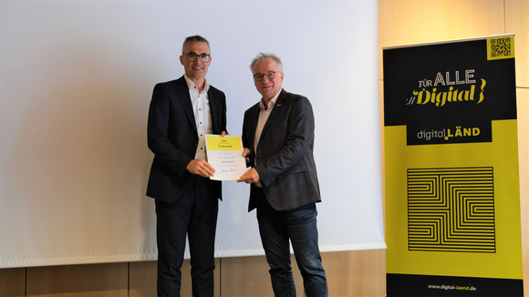 Digitalisierung Förderung des Breitbandausbaus Übergabe der Breitbandförderbescheide im Innenministerium am 05.05.2025