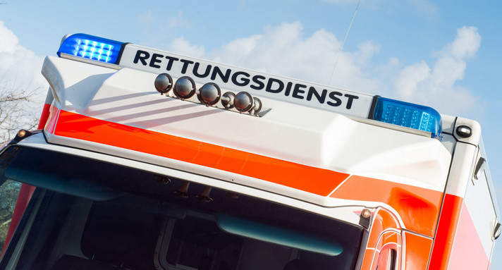 Fahrzeug des Rettungsdienstes