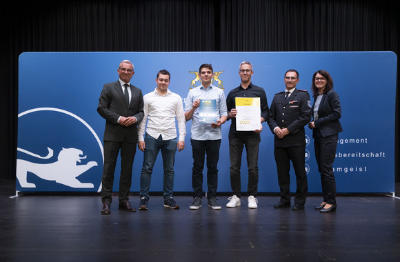 Ehrenamt Auszeichnung ehrenamtsfreundliche Arbeitgeber Kuppenheim Bevölkerungsschutz Auszeichnung