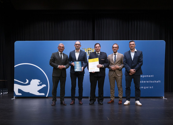 Ehrenamt Auszeichnung ehrenamtsfreundliche Arbeitgeber Kuppenheim Bevölkerungsschutz Auszeichnung