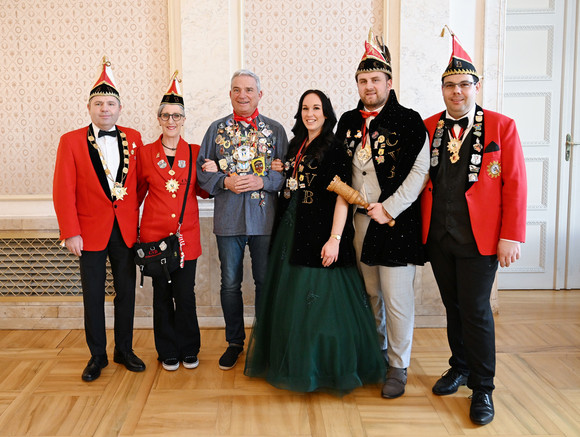 Fastnacht Empfang der Karnevals- und Fasnachtsvereine 2024 Närrischer Staatsempfang mit Stv. Ministerpräsidenten und Innenminister Thomas Strobl