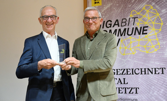 Verleihung Gigabitkommune@BW