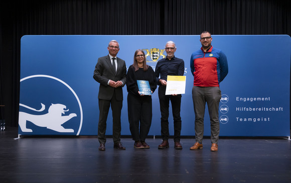 Ehrenamt Auszeichnung ehrenamtsfreundliche Arbeitgeber Kuppenheim Bevölkerungsschutz Auszeichnung