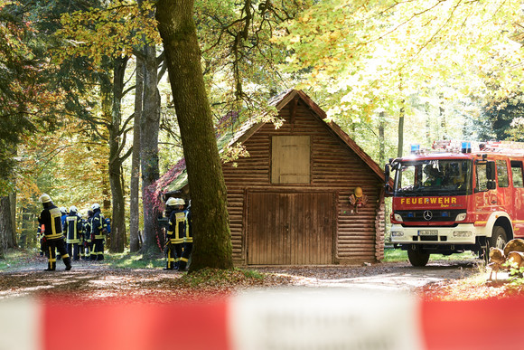 Katastrophenschutzübung "Heißer Süden" Mitte Oktober im Schönbuch. Fotograf Steffen Schmid.