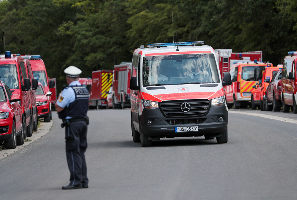 Katastrophenschutzübung in Külsheim