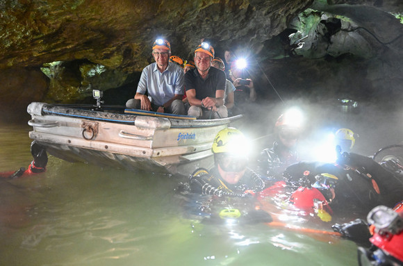 Höhlenrettung Wimsener Höhle