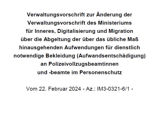 Titelseite Ver&ouml;ffentlichung VwVBKIPSErstattPol