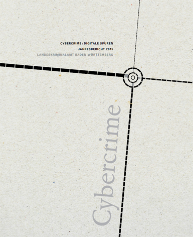 Deckblatt des Jahresberichts Cybercrime/Digitale Spuren 2015
