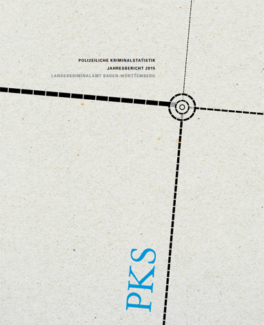 Deckblatt des Jahresberichts Polizeiliche Kriminalstatistik 2015
