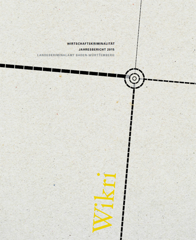 Deckblatt des Jahresberichts Wirtschaftskriminalit&auml;t 2015